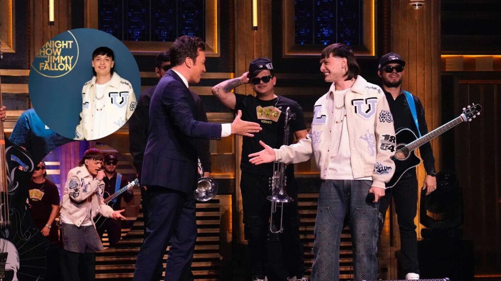 Pesos Pluma Hace Historia Y Aparece En The Tonight Show Con Jimmy