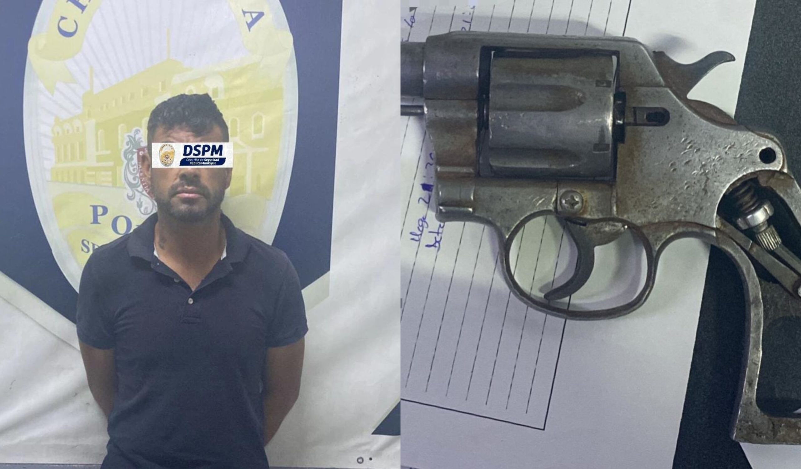 Arrestaron A Hombre Que Amenaz A Persona Con Revolver Local En