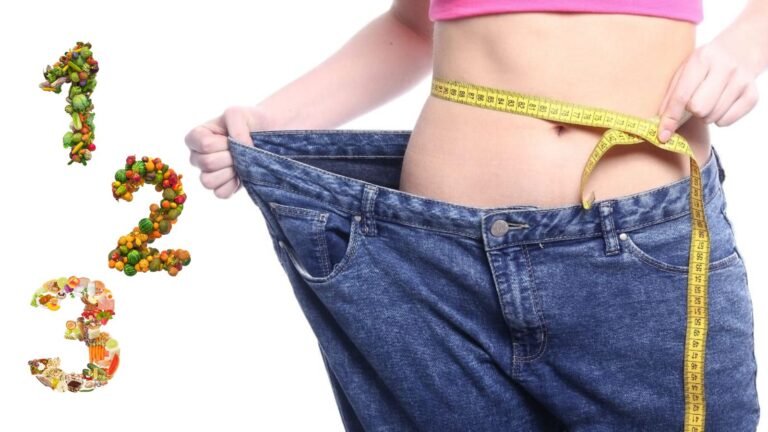Pierda peso rápidamente: 3 simples pasos