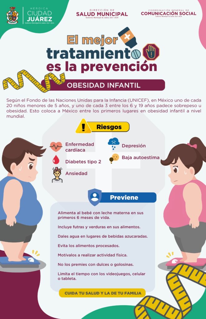 En Cd. Juárez: Llama Salud Municipal A Prevenir La Obesidad Infantil ...