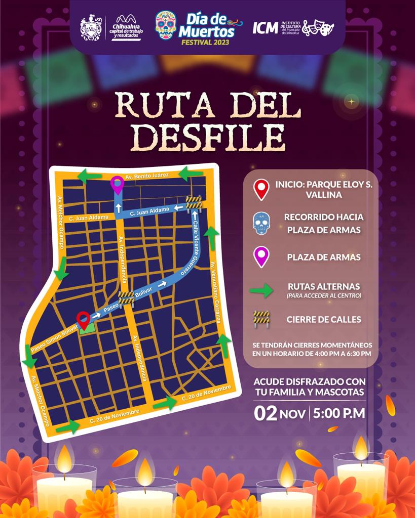 Recuerda Que Cerrarán Algunas Calles Del Centro Por Ruta Del Desfile