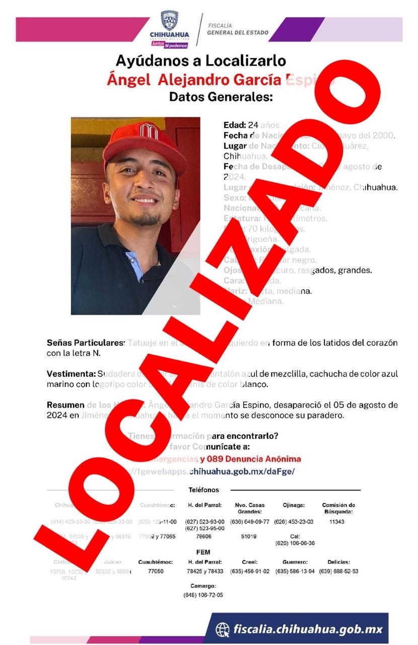 Mega operativo para localizar a Ángel Alejandro García Espino 👉 👉️ En ...