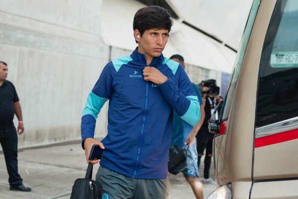 Jurgen Damm of San Luis during the 2st round match between Mazatlan FC and Atletico de San Luis as part of the Liga BBVA MX, Torneo Apertura 2024 at El Encanto Stadium on July 12, 2024 in Mazatlan, Sinaloa, Mexico.