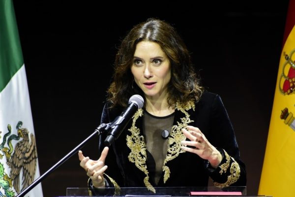 (Foto de ARCHIVO)
The President of the Community of Madrid, Isabel Diaz Ayuso, speaks during  the meeting "Celebration of Evangelization and Miscegenation in Mexico: Malinche and Cortes," as part of her Working visit to Mexico  at Fronton Mexico. on May 4, 2026, in Mexico City, Mexico.,Image: 1096754733, License: Rights-managed, Restrictions: , Model Release: no, Credit line: Luis Barron / Zuma Press / Europa Press
Editorial licence valid only for Spain and 3 MONTHS from the date of the image, then delete it from your archive. For non-editorial and non-licensed use, please contact EUROPA PRESS.Luis Barron / Zuma Press / Europa Press / ContactoPhoto
04/5/2026