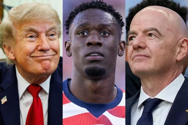 el-presidente-de-eeuu-donald-trump-el-goleador-de-su-seleccion-de-futbol-masculina-folarin-balogun-y-gianni-infantino-presidente-de-la-fifa-en-imagenes-de-archivo